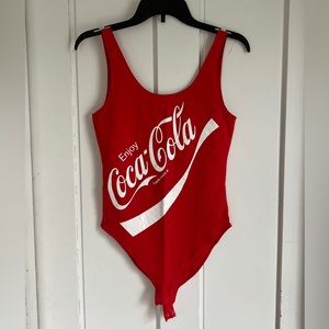 Coca-Cola Scoop Neck Bodysuit